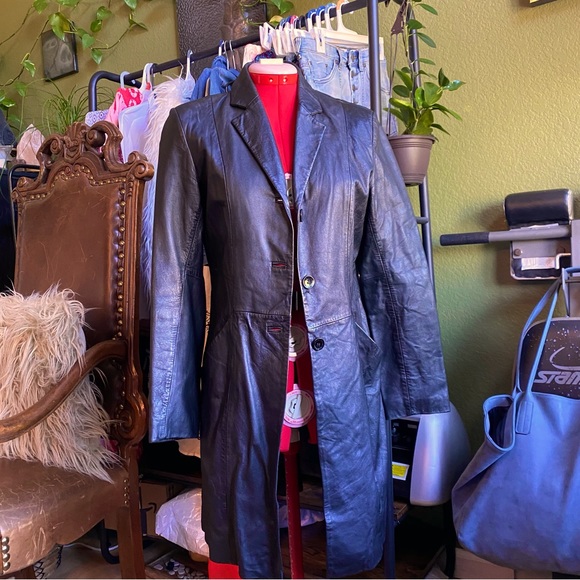 Wilsons Leather Jackets & Coats Vintage Wilson Leather Trench Coat